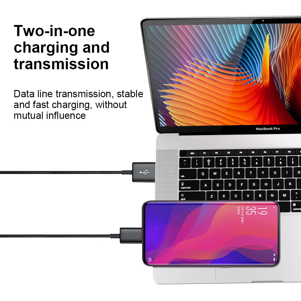 TYPE C Cable 1.2M 2M  Fast Charger Data Line For samsung Galaxy S8 S9 S10 S21 Ultra Note 8 9 10 A54 A53 5G A71 A52 A21S