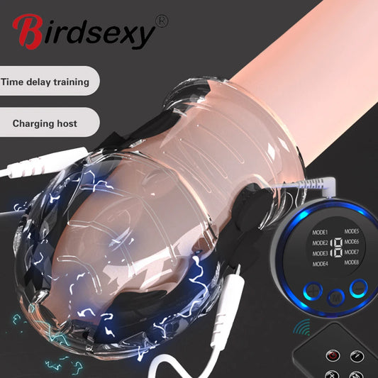 Glans Vibrators For Men Penis Massager Penis Masturbators Vibrator Delay Ejaculation Lasting Trainer Sex Toys For Adults 18