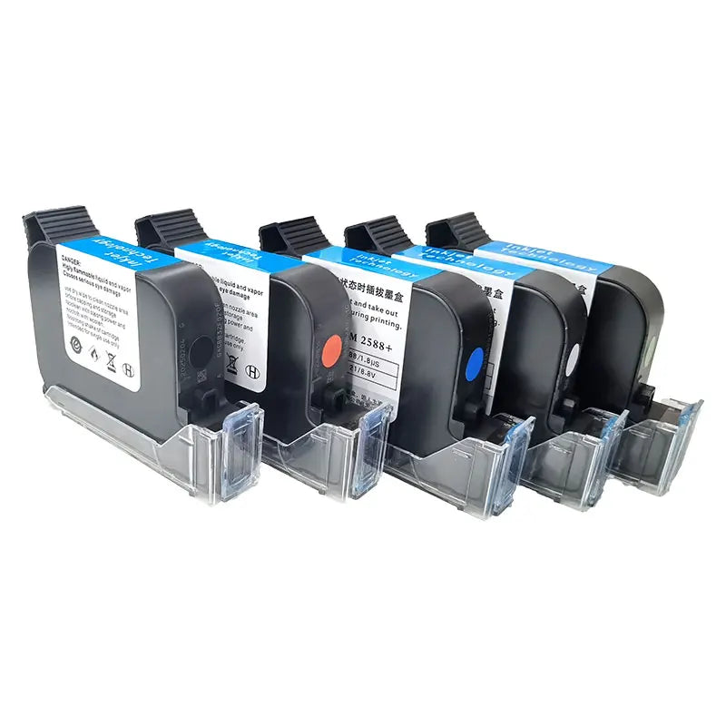 Cartridge 12.7mm 25.4mm TIJ Online Handheld Mini Inkjet Printer Fast Drying Water-proof Solvent Ink Original