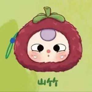 Baby Three Cute Fruit Plush Series Mystery Box Toy Doll Baby Three Guess Bag Stuffed Doll Blind Box Girls Cute Birthday Gifts