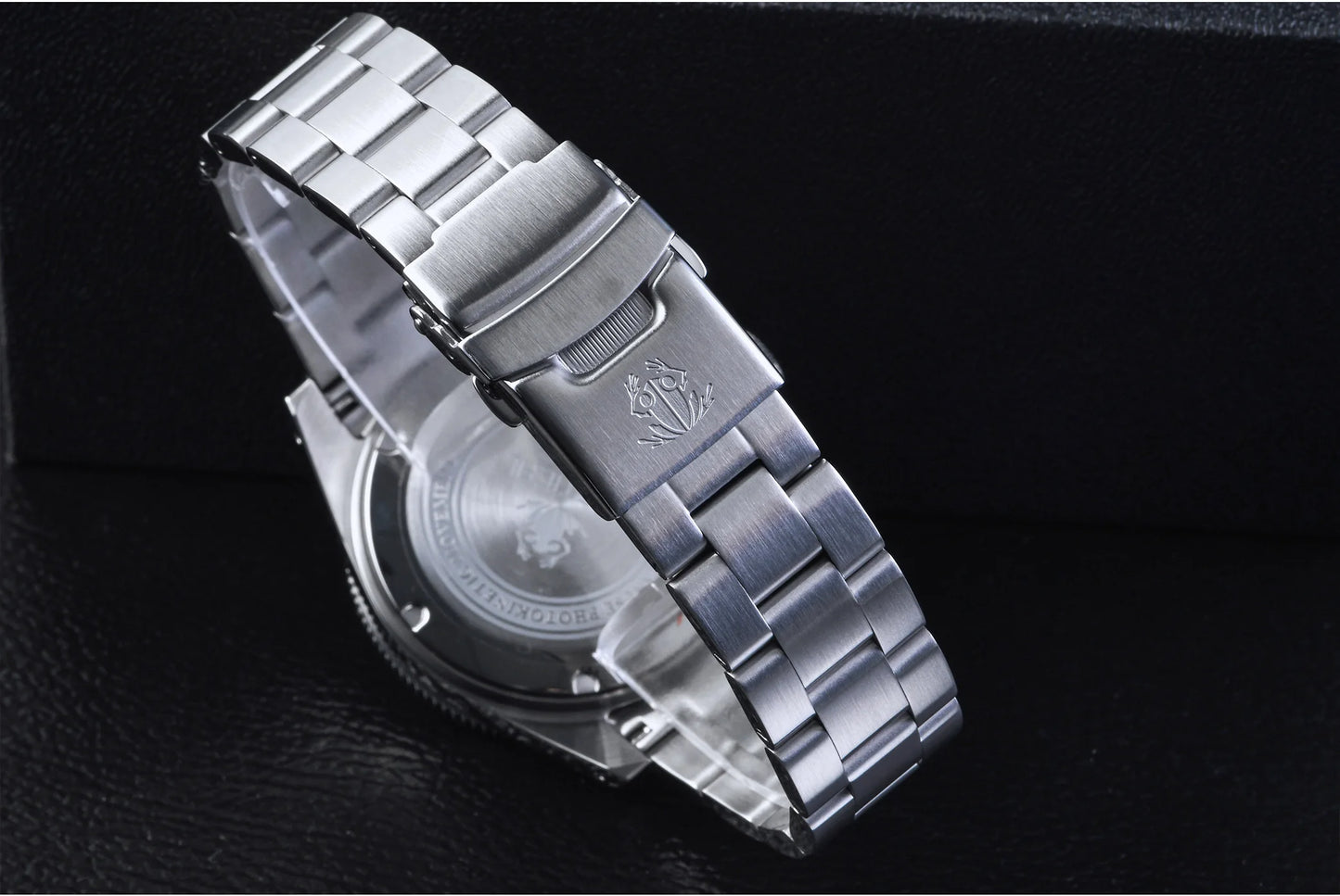 Tactical Frog Chronograph Watch Sapphire Crystal Mirror Ceramic Bezel V2 Solar VS75A Eco-Drive Quartz 20Bar Luminous Mens Watch