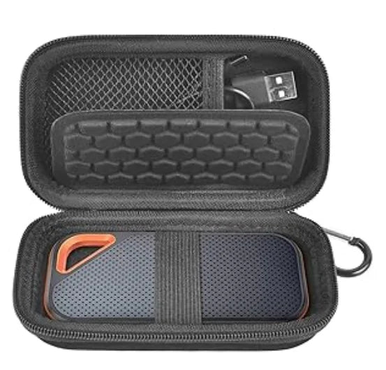 Hard Case Compatible with SanDisk Extreme PRO/for SanDisk 500GB 1TB 2TB 4TB Portable External SSD. Carrying Travel Holder