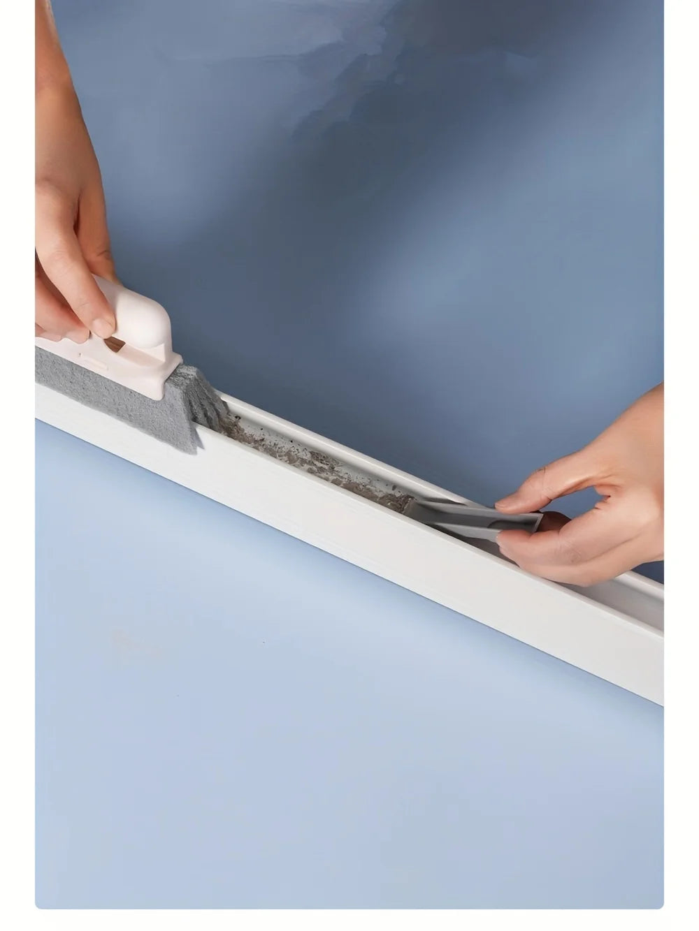 Detachable Window Slot Cleaning Brush Is Suitable for Simple Cleaning of Small Gaps in Window Guide Rails and Countertops