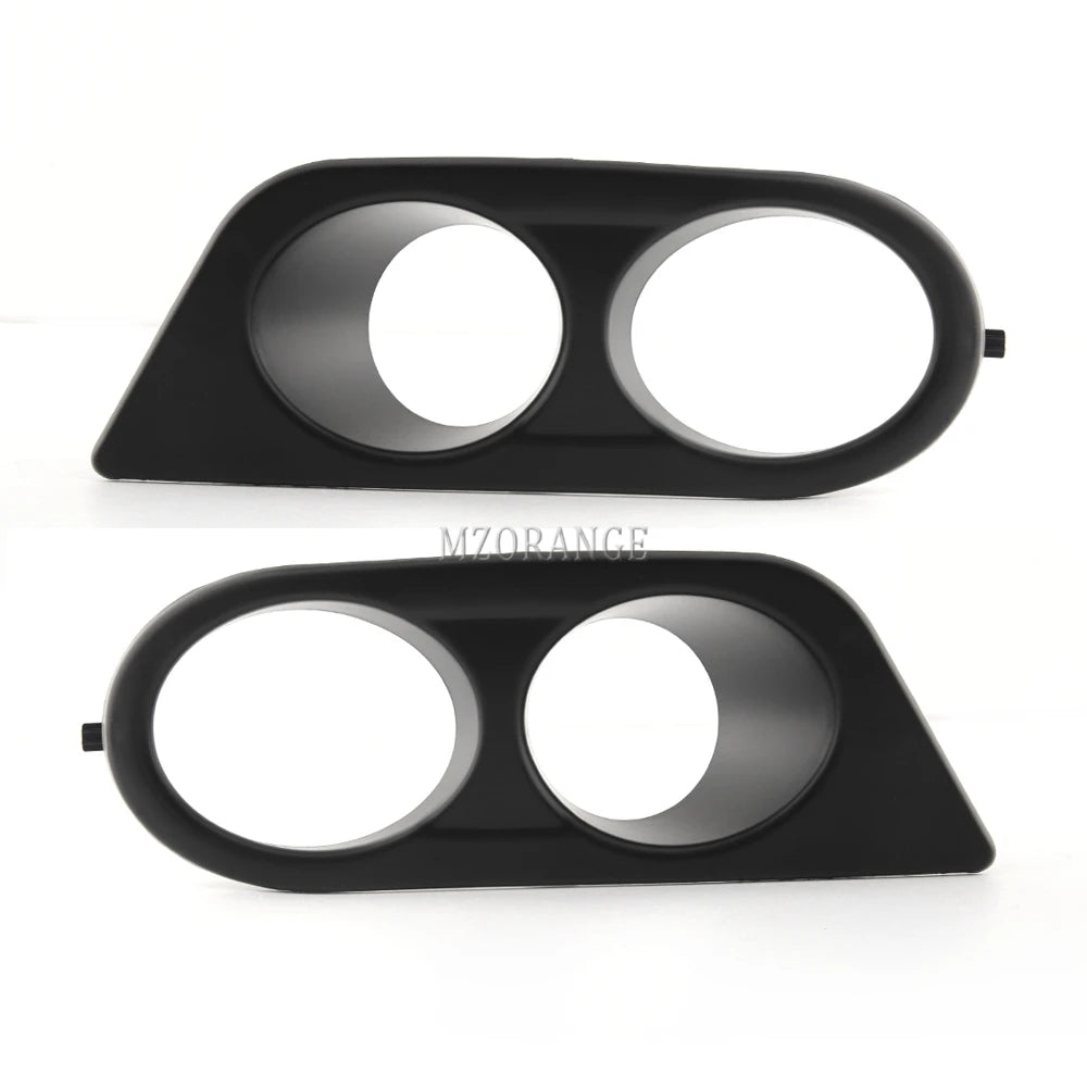 Carbon Fiber Fog Light Cover for BMW E46 M3 2001-2006 Glossy Black Fog Lights Grill Frame Surrounds Air Duct Fog Lamp Hood