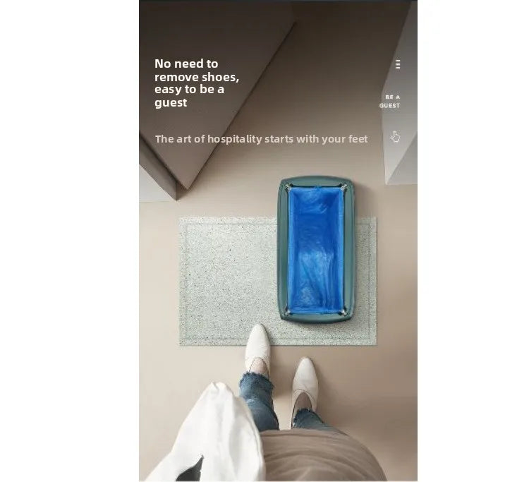 Smart Automatic Home Use Shoe Cover Machine Disposable Indoor Entrance Shoe Film Maker Dustproof Foot Covering Device