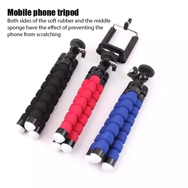 Mobile Phone Holder Flexible Octopus Tripod Bracket for Mobile Phone Camera Selfie Stand Monopod Support Photo Remote Control