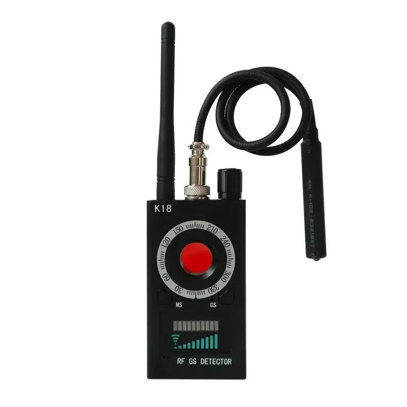 New K18 Multi-function 1MHz-6.5GHz Anti-Candid Cam Wireless Lens Device Finder GSM Audio Bug Finder GPS Signal RF Tracker Detect