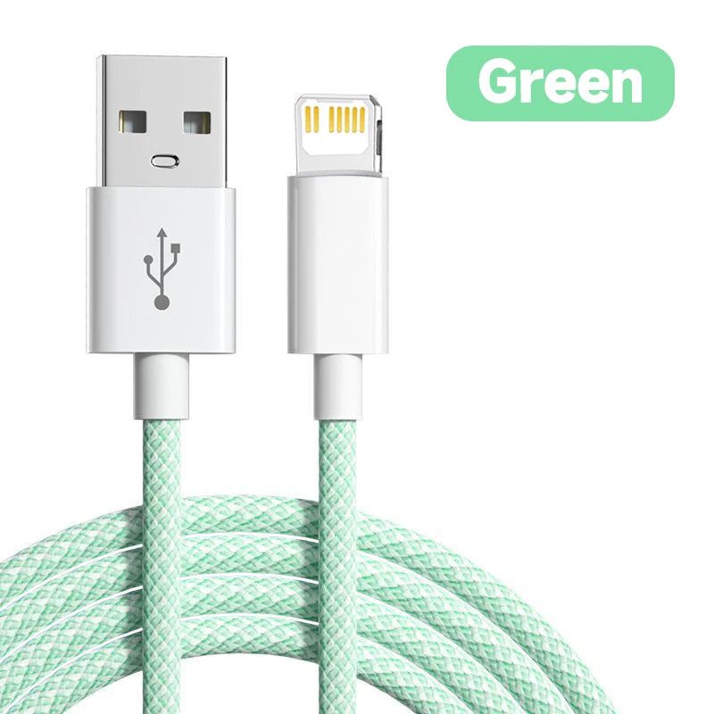 20W PD USB to Lightning Charger Cable for iPhone 14 13 12 11 Pro Max Mini Fast Charge for Apple X XS XR 8 Plus SE Braided Cable