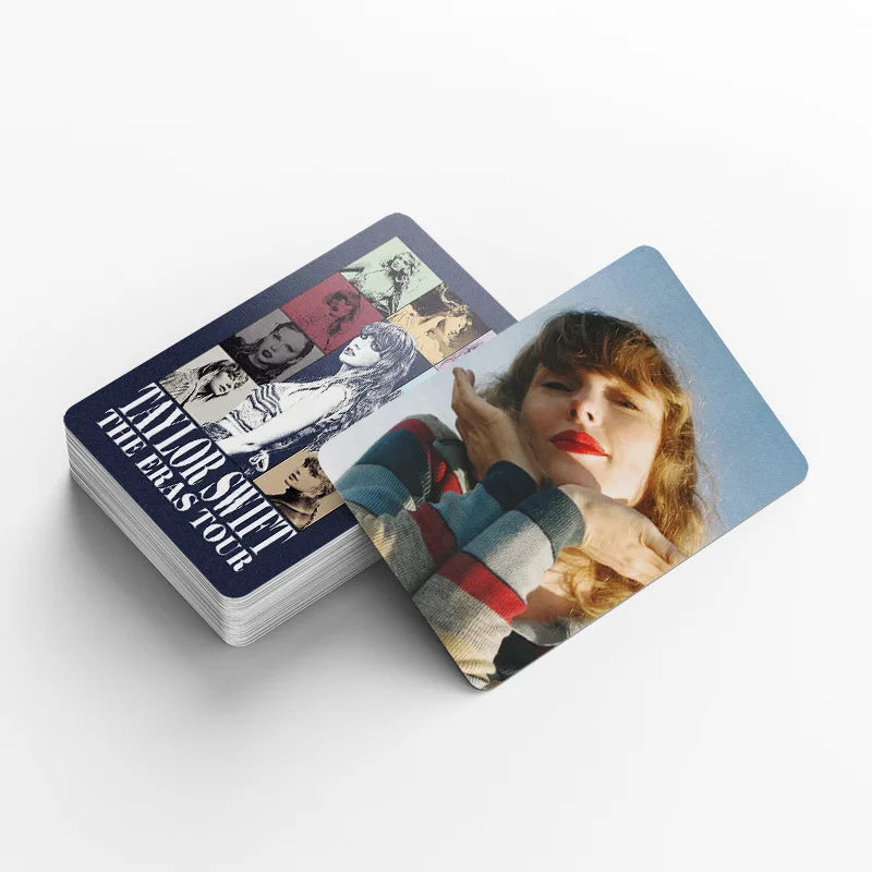 60+32Pcs/Set Taylor Photo Card European American Star Album Small Card Double-sided LOMO Card Fan Collection Card Book