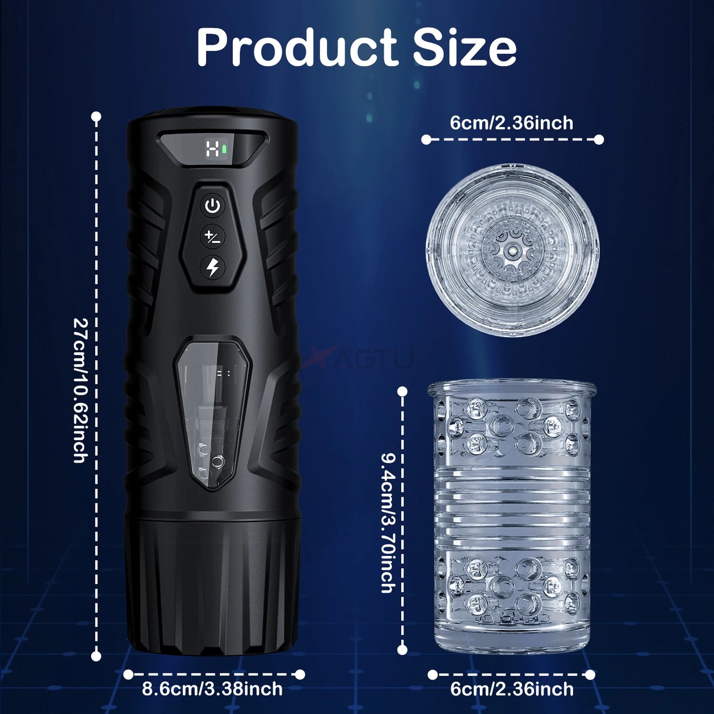 Automatic Male Masturbator 7 Thrusting Rotating Modes Mastubator Cup Electric Telescopic Sex Toy Pocket Pussy For Men Adult Toys