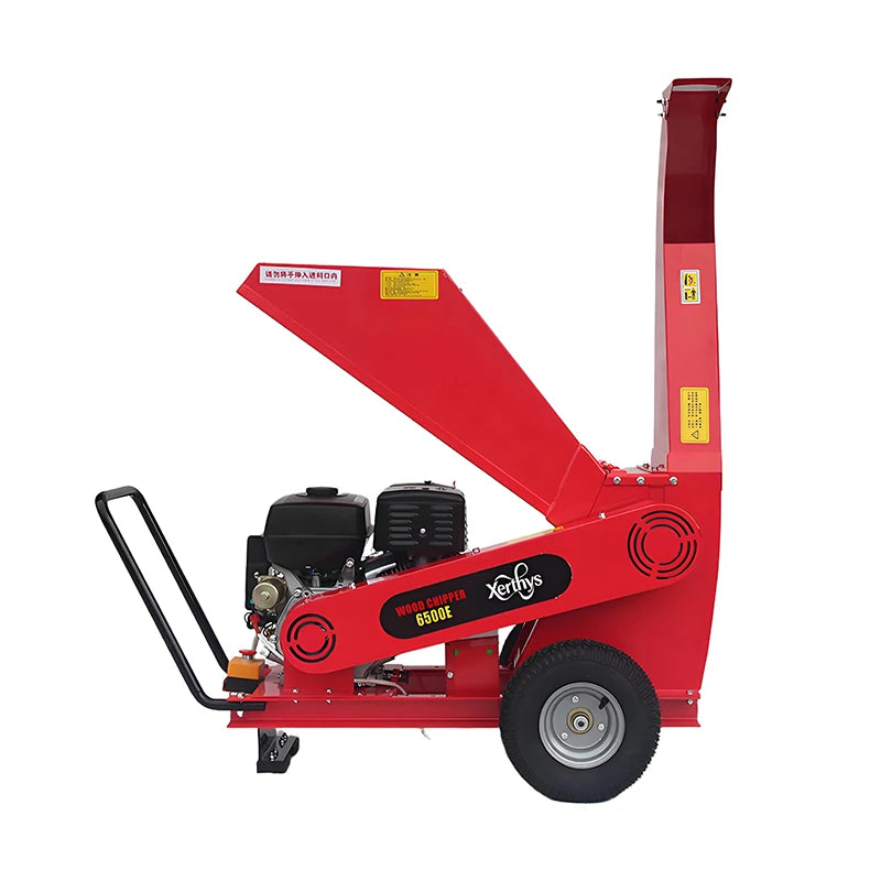 High Quality Branch Chipper Forest Wood Chipping Machine Farm Garden Electric Start Wood Crusher Shredder Branch Shredder