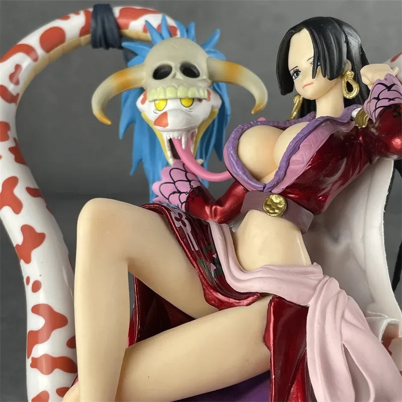 One Piece Figure Empress Snake Explosive Clothes Nine Snakes Boya Hancock Sitting King Qiwuhai Trendy Figure Model Decorative