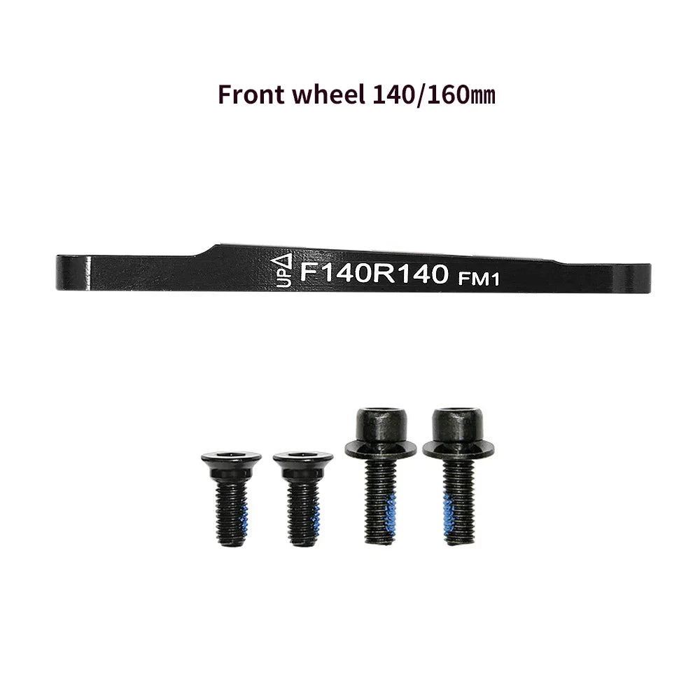Flat Mount Disc Brake Adapter Road Bike Disc Brake Adapter Front/Rear Aluminum Alloy 140 Or 160 Reversible For 140mm 160mm Rotor