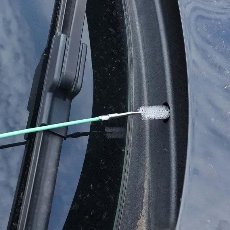 Car Sunroof & Windshield Drain Cleaning Tool - Flexible Pvc Brush For Easy Dredging