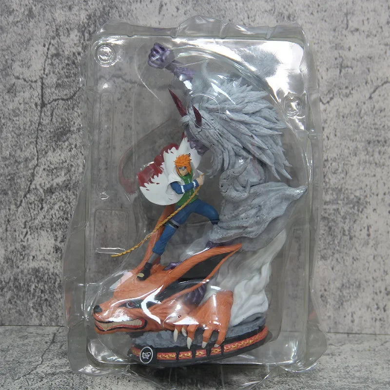 Naruto 29cm Action Figure Namikaze Minato Figurine Statue Yondaime Hokage Anime Statue Model Pvc Model Collection Doll Toys Gift
