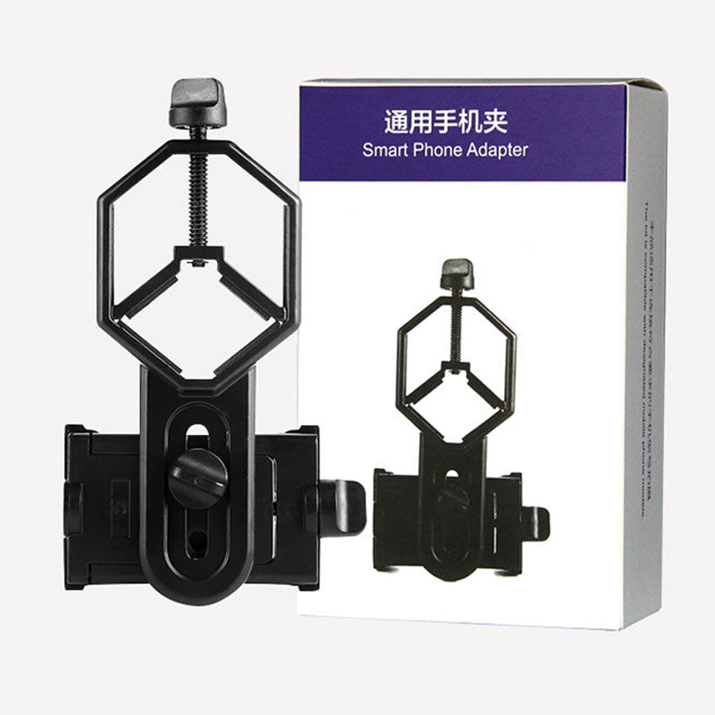 Adjustable Plastic Cellphone Adapter Mount Microscope Spotting Scope Telescope Clip Bracket Phone Stand Holder