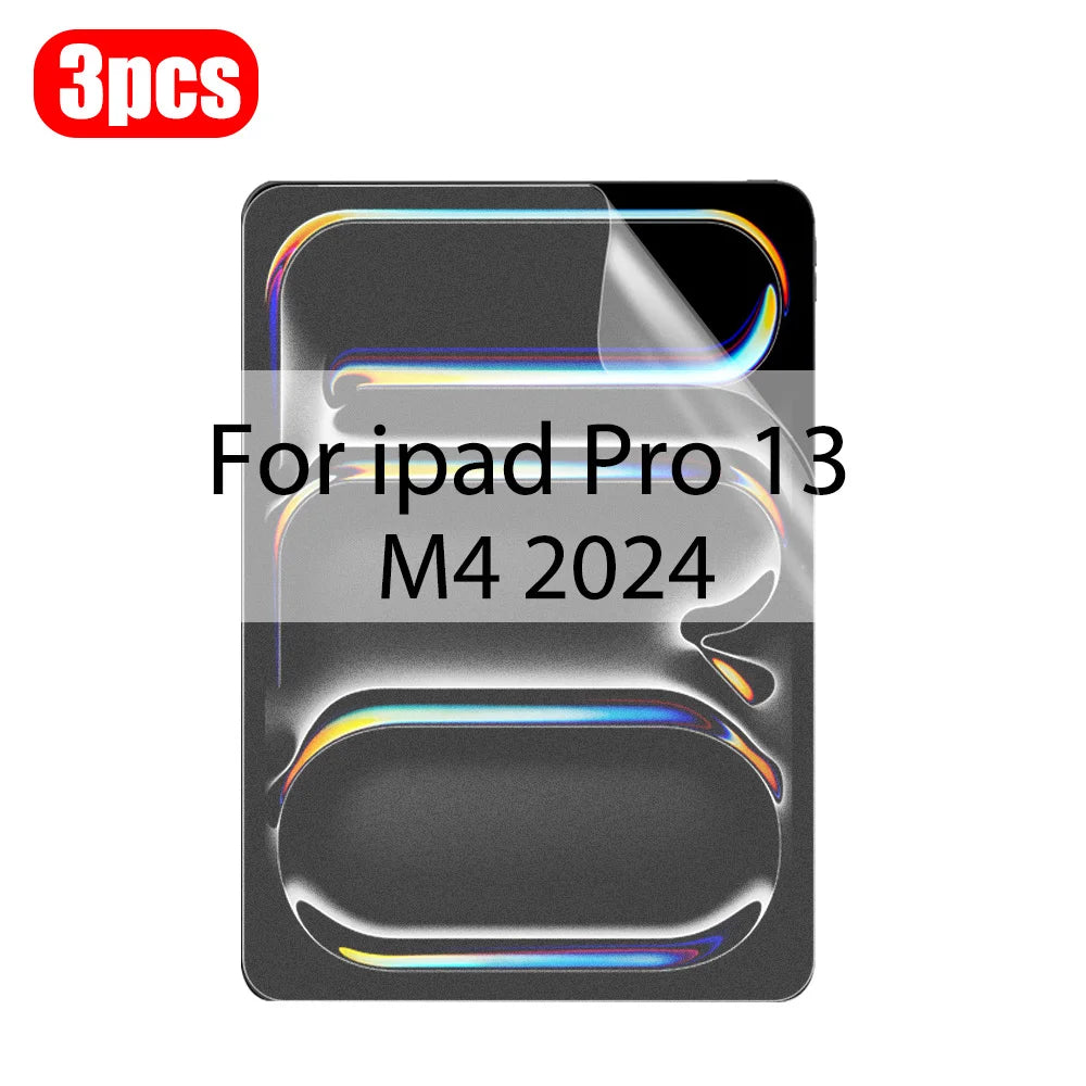 3Pcs Paper Feel Like Screen Protector For ipad Air 11 Pro 13 2024 10th 9th Generation 8 7 6 Air 5 4 Pro 11 12.9 10.5 No Glass