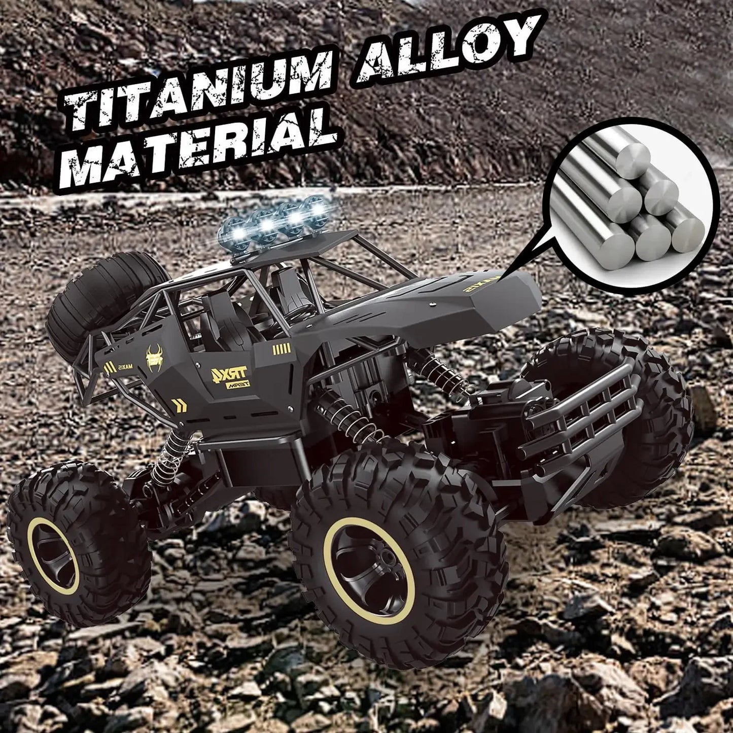 New 4WD Remote Control Car With Led Lights Radio RC Buggy Off-Road Drift Trucks RTR Vehicle Gifts Toy for Children Boy Kid Adult