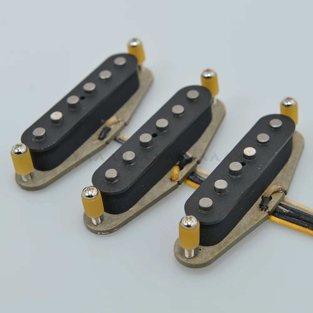 Texas Special Classic Blues SSS Handwound Alnico 5 60's Blues n Rock Guitar Pickups Single Coil TexMex Style for ST Guitar