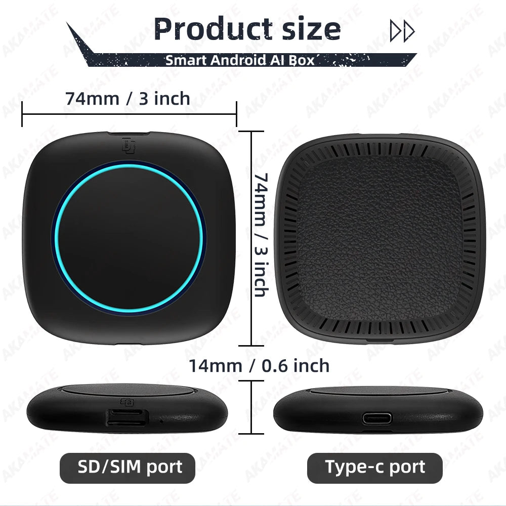 Wireless CarPlay for BMW ID6 ID7 ID8 ID9 OEM Wired to Wireless Android Auto AI Box Intelligent System Android 13 4+64GB 8+256GB