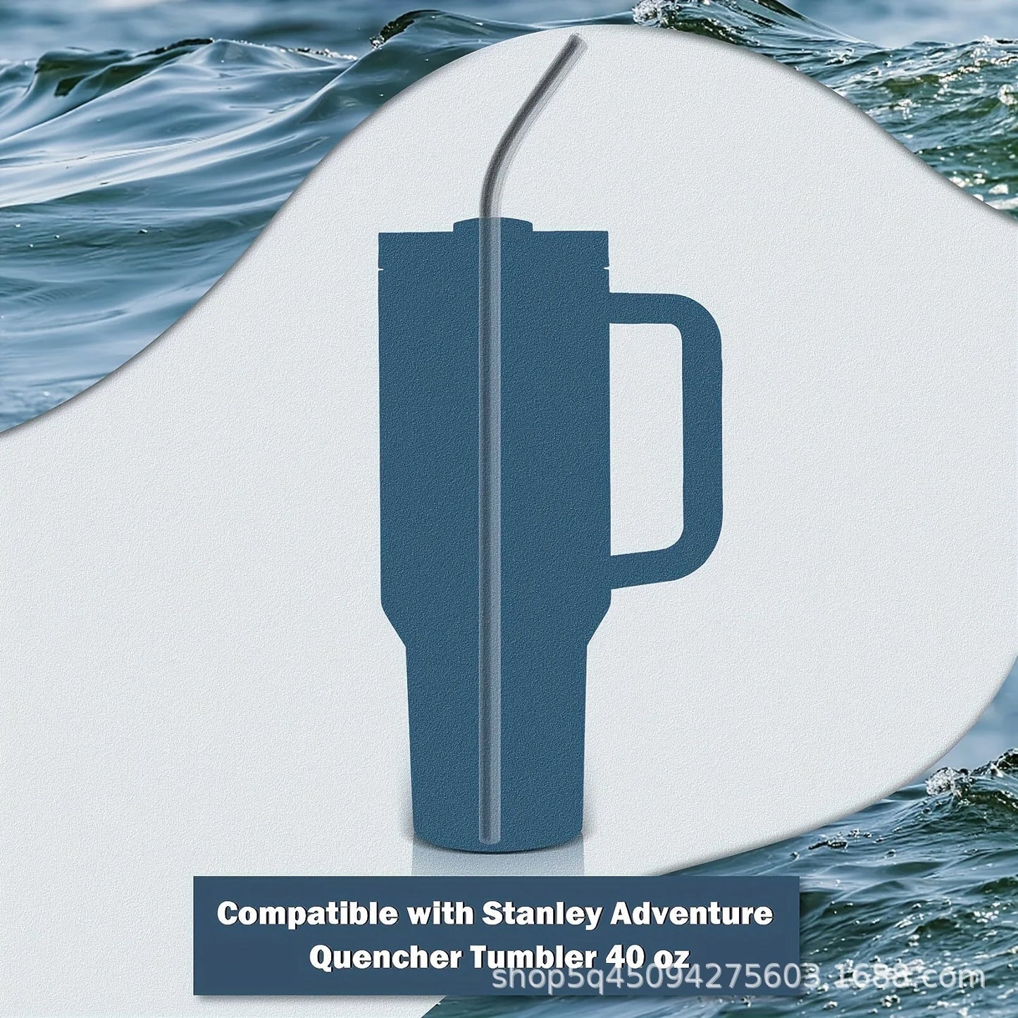 30cm silver straw reusable stainless steel straw Healthy Drinking straw cocktail smoothies
