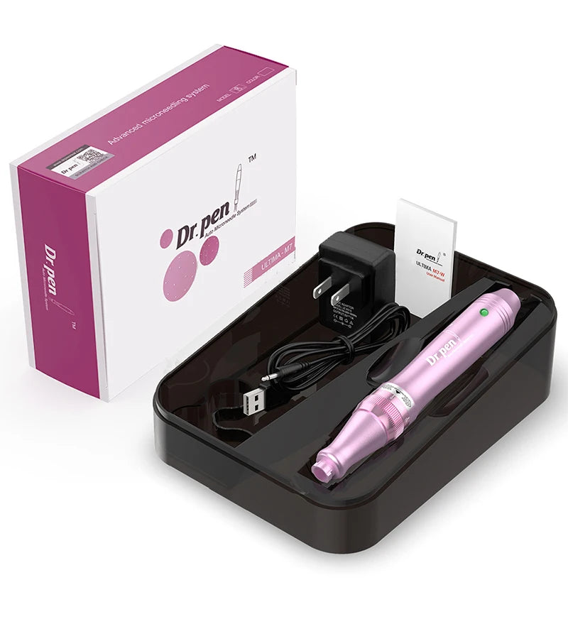 Authentic Dr. Pen Ultima M7 10 Pcs Needles Multi-function Facial Mesotherapy Micro Skin Wireless Electric Derma Beauty Device