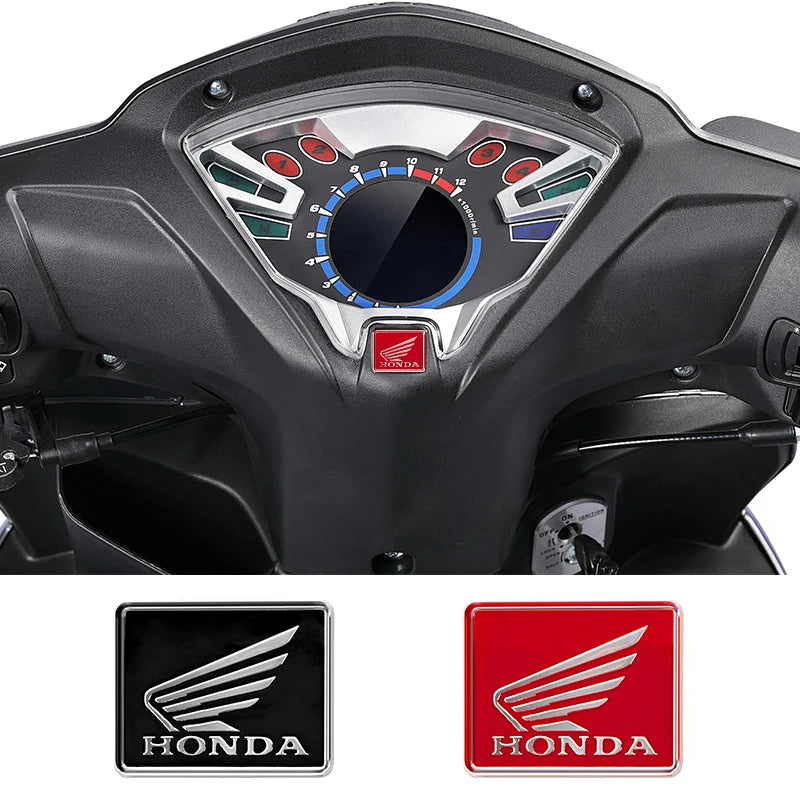 Motorcycle Stickers HONDA Aluminium Alloy Heat-resistant Motorcycle Stickers Scooter Refit Decorative Decals