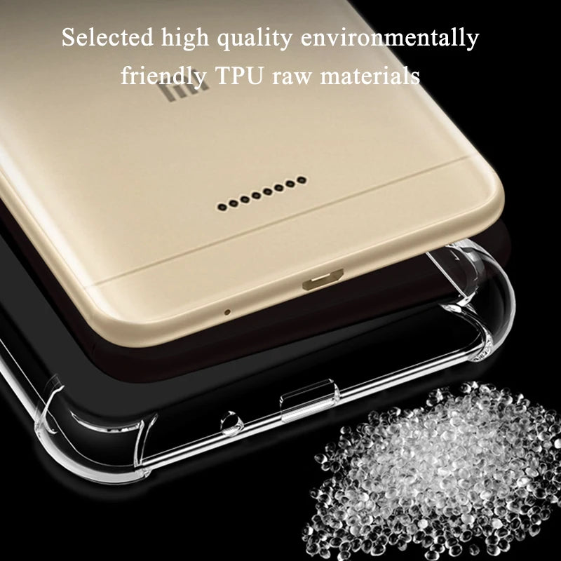 Cool Shockproof Clear Soft Case For Xiaomi Mi 8 9 10 11 A2 Lite A1 A3 Mi6 Mi Play Silicone Cover For Xiaomi Pocophone F1 Mi8 SE