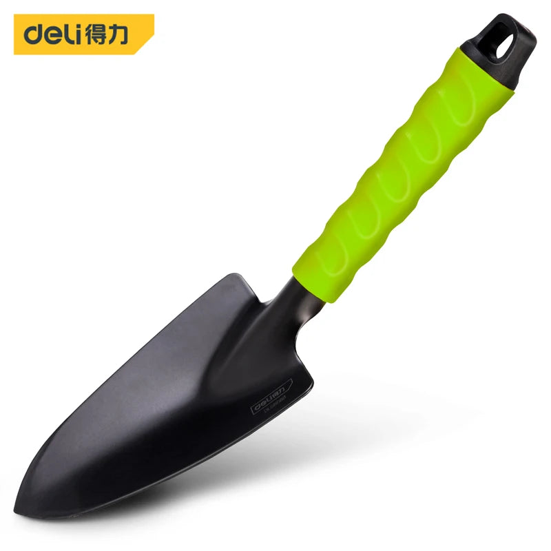 Deli Gardening Tool Sets Shovel Hoe Harrow 1/3/4 Pcs with PP Coated Handle,Garden Lawn Farmland Transplant Gardening Bonsai Tool