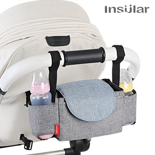 Insular Diaper Bag Baby Milk Bottle Insulation Bags Mummy Storage Bag For Baby Stuff Collection Stroller Accessories Baby Care