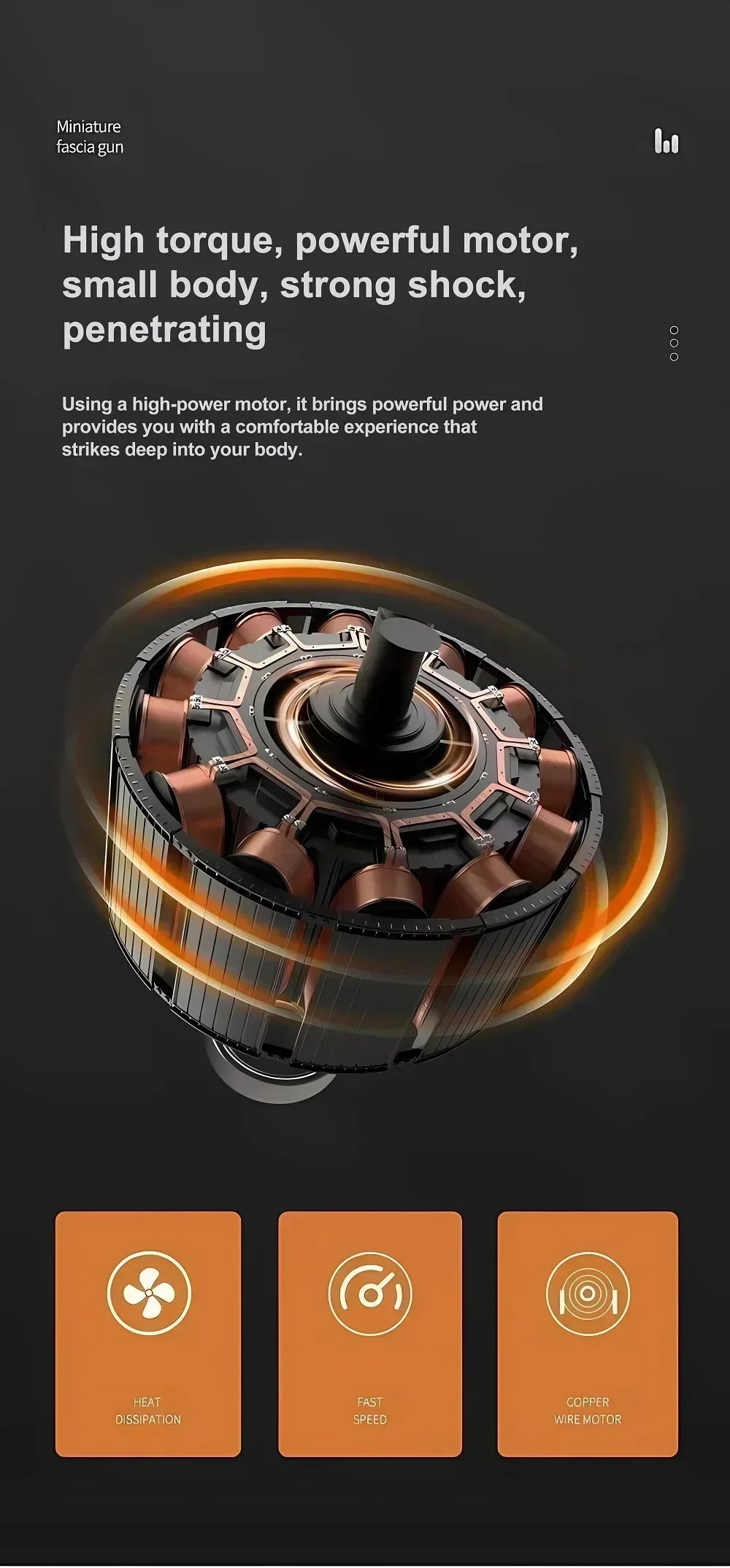 Hot Mini Fascial Massage Gun  Massager For Body Neck Back Deep Tissue Muscle Relaxation Pain Relief Tool Small Handheld Portable