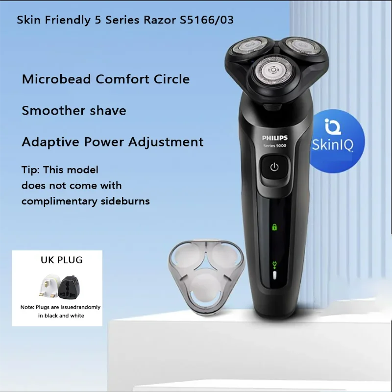 PHILIPS S5366 Electric Shaver IPX7 Full-body Wash Men's Grooming Comfort Shaving Flash Charge Beard Razor with Sideburns Trimmer