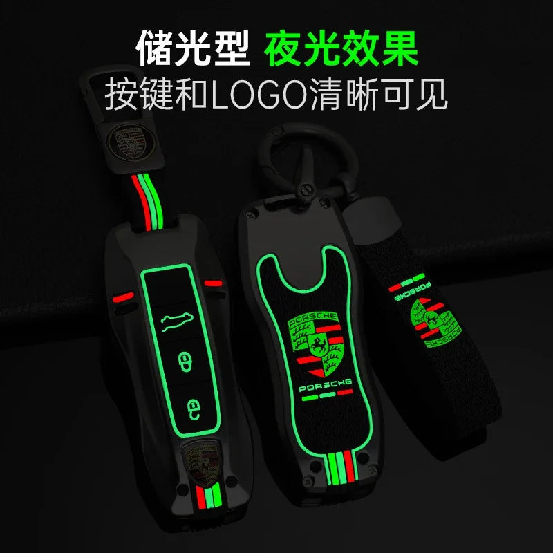 Auto Smart Remote Key Case Cover Protector For Porsche Panamera Carman Macann Bobst Cayenne 911 981 991 970 996 Car Accessories