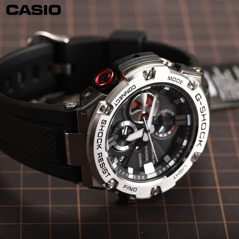 Casio GST-B100 G-SHOCK Series Luxury Men's Watch Stars Same Trend Multi Dial Multifunctional Bluetooth Connection Sports Watch