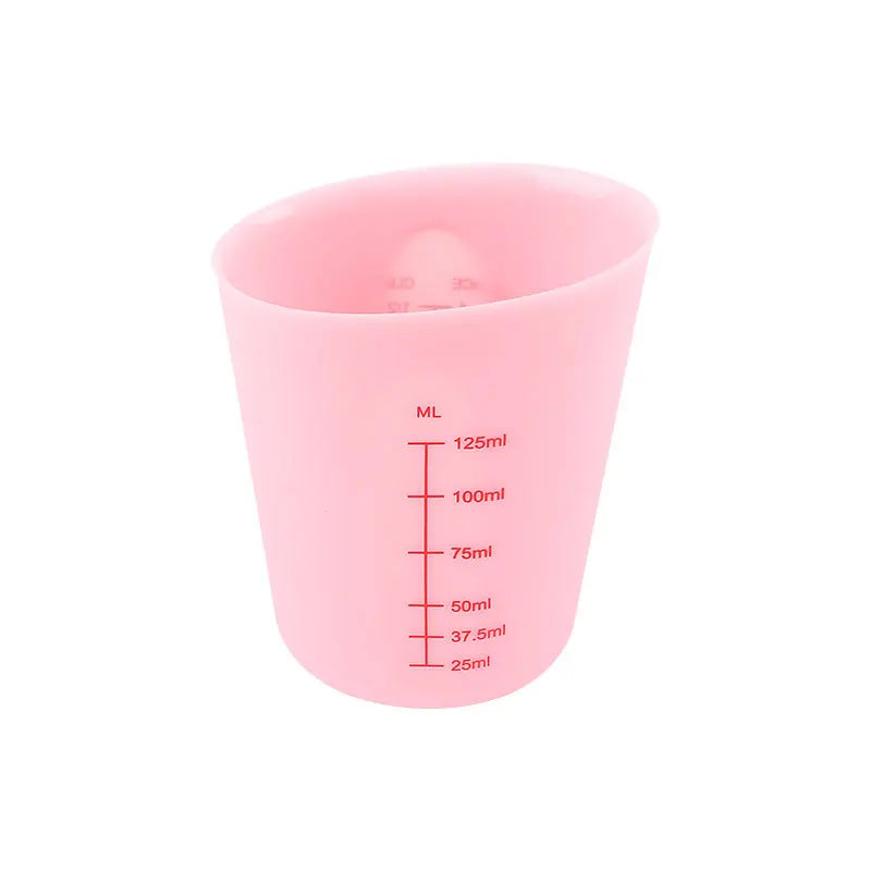 Kitchen Measuring Tools Silicone Measure Cup 250ml/500ml Liquid Measuring Cup Dosing Utensils Pink/ White Measuring Jug