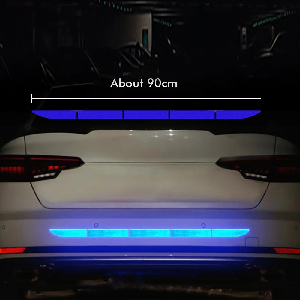 Reflective Car Sticker 90cm Reflective Warning Safety Tape Anti Collision Night Warning Reflective Sticker for Automobile Trunk
