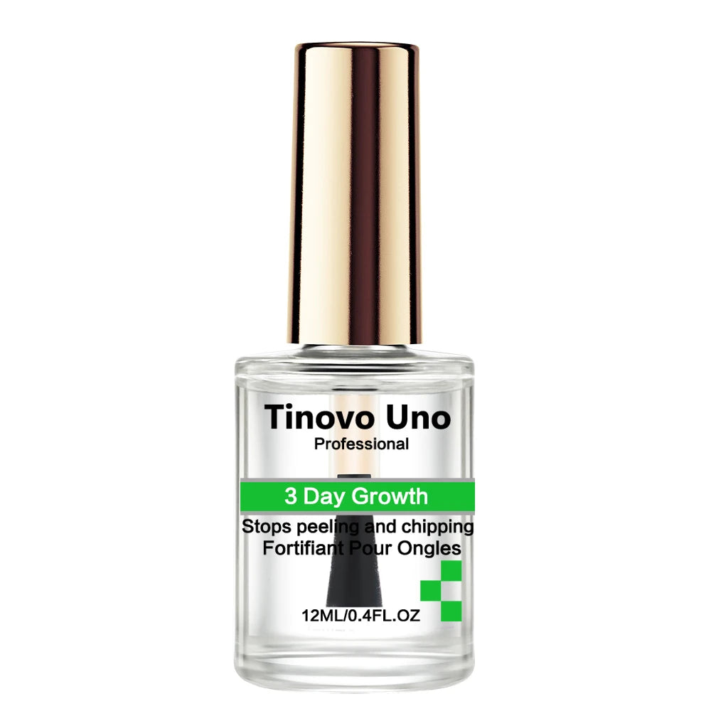 Tinovo Uno 3 Day Nail Growth Treatment Fast Keratin Nail Hardener Strengthener for Repair Brittle Thin Nails Manicure Care Tools