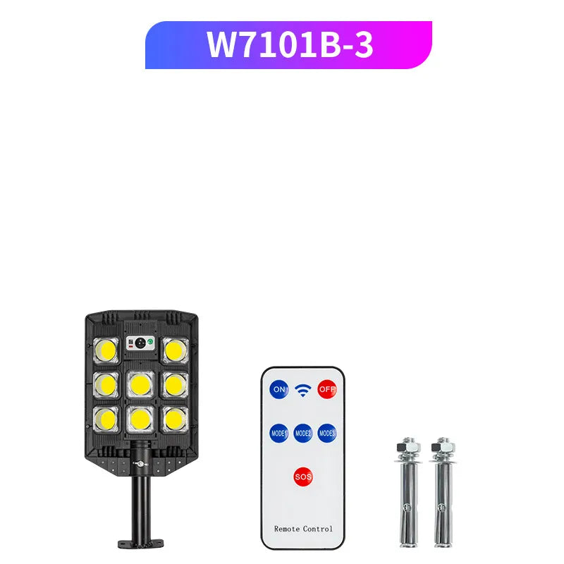 LED Solar Street Light Outdoor Waterproof LED For Garden Wall Adjustable Angle Solar Lamp Built-in Lithium Battery