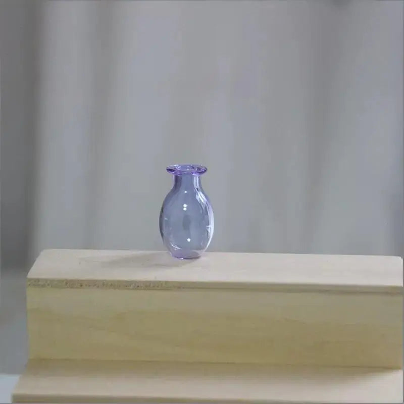 Mini Glass Vase Fridge Magnet Creative 3D Vase Micro Landscape Ornament Fridge Magnets Place Flower Arrangements Decoration