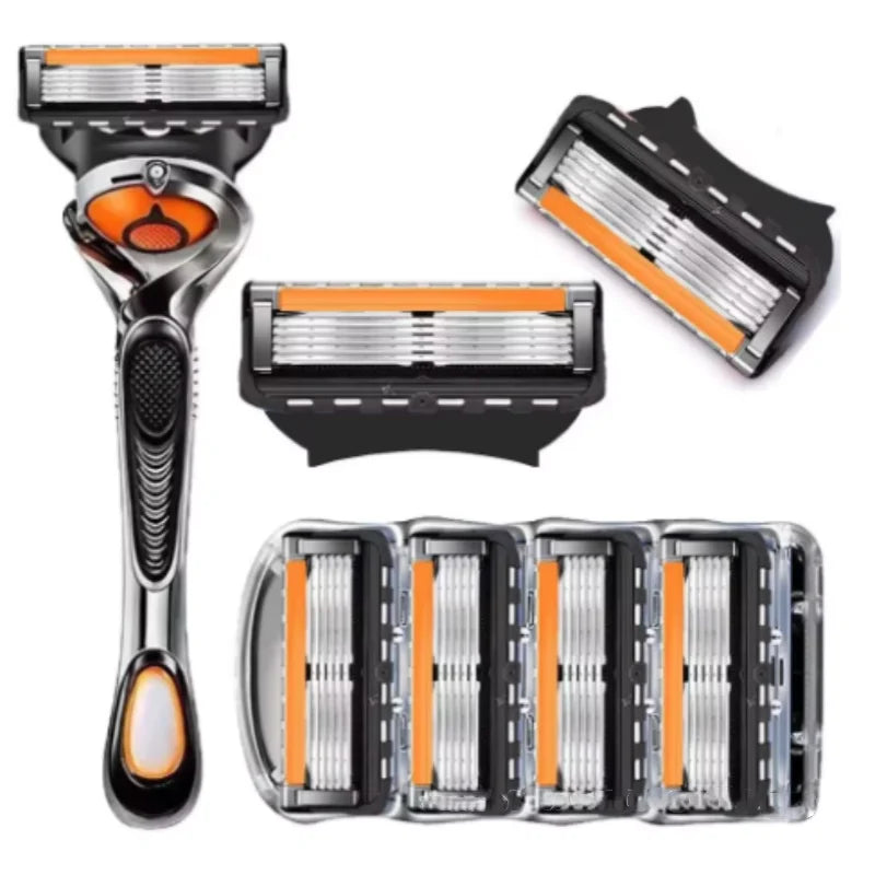CC002-Razor cycle replaces shaver 5-layer shaving head replaces professional razor blades