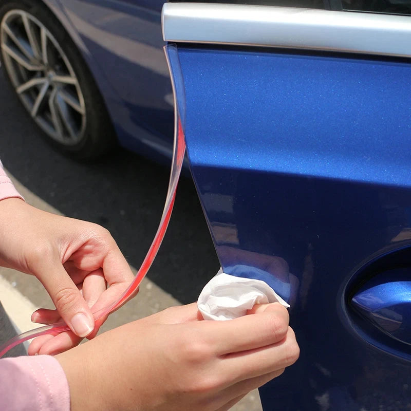 Car Door Protection Transparent Edge Guards Trim Styling Moulding Strip PVC Scratch Protector For Auto Exterior Parts