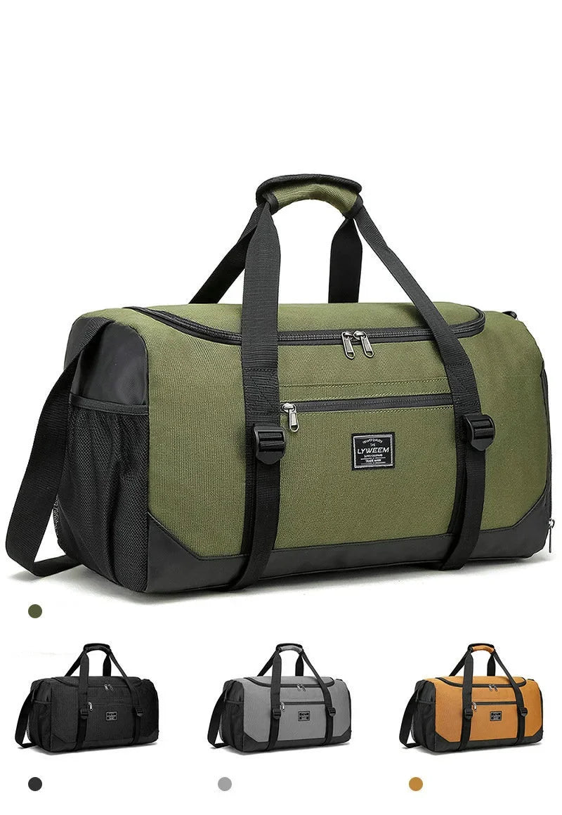 40L Sport Fitness Bag Dry Wet Separation Gym Bags for Men Women Outdoor Hiking Camping Travelling Yoga Fitness Bags