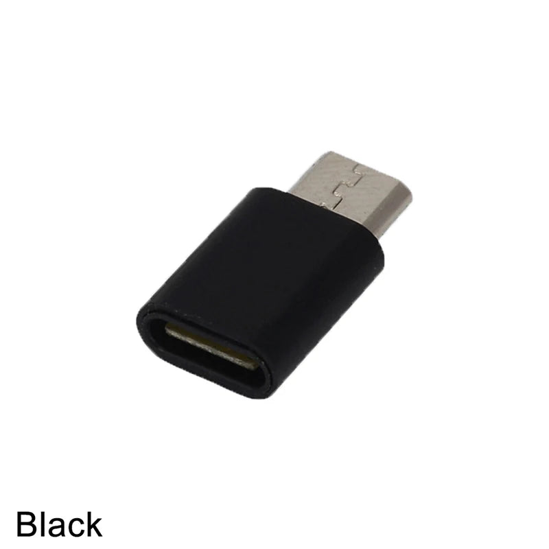 1pc Type C Female To Micro USB Male Adapter Converter Connector