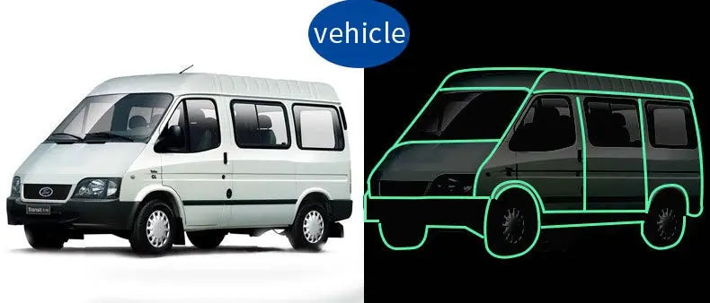 Luminous Tape Luminous Tape Green Warning Ground Light Storage Stair Anti Slip Sticker Reflective Fluorescent Tape