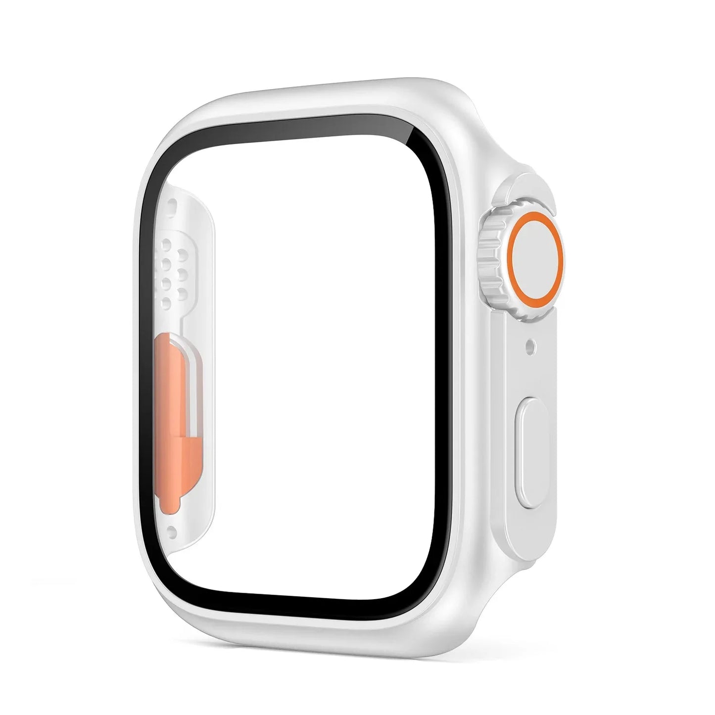 Glass+Case for Apple Watch 46mm 44mm 45mm 41mm 40mm 38mm 42mm Screen Protector Change Ultra Bumper iWatch Series 10 9 8 7 SE 6 5