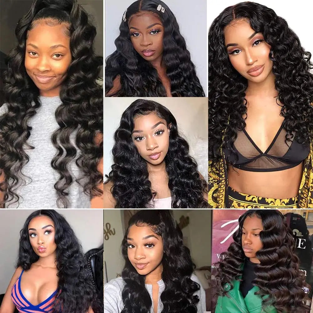 Loose Wave Human Hair Bundle Brazilian Hair Natural Color Remy Hair Bundle 10-28 Inch Loose Wave Human Hair Extension