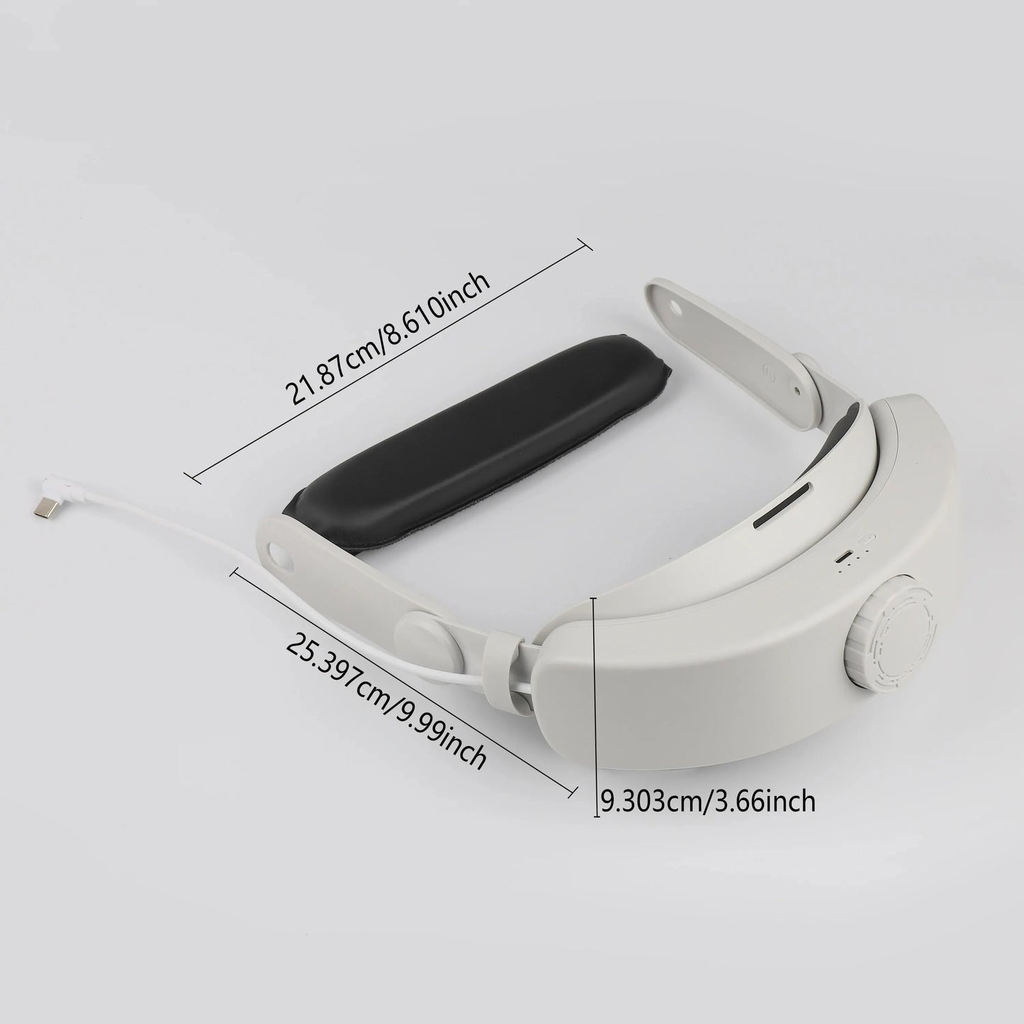 Head Strap with Battery for Meta/Oculus Quest 3,Adjustable Elite Strap Replacement Accessories for Oculus/Meta Quest 3