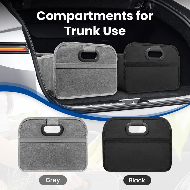 Trunk Organizer for suv, Foldable portable car storage box for camping outdoor storeroom,space saving multi functional