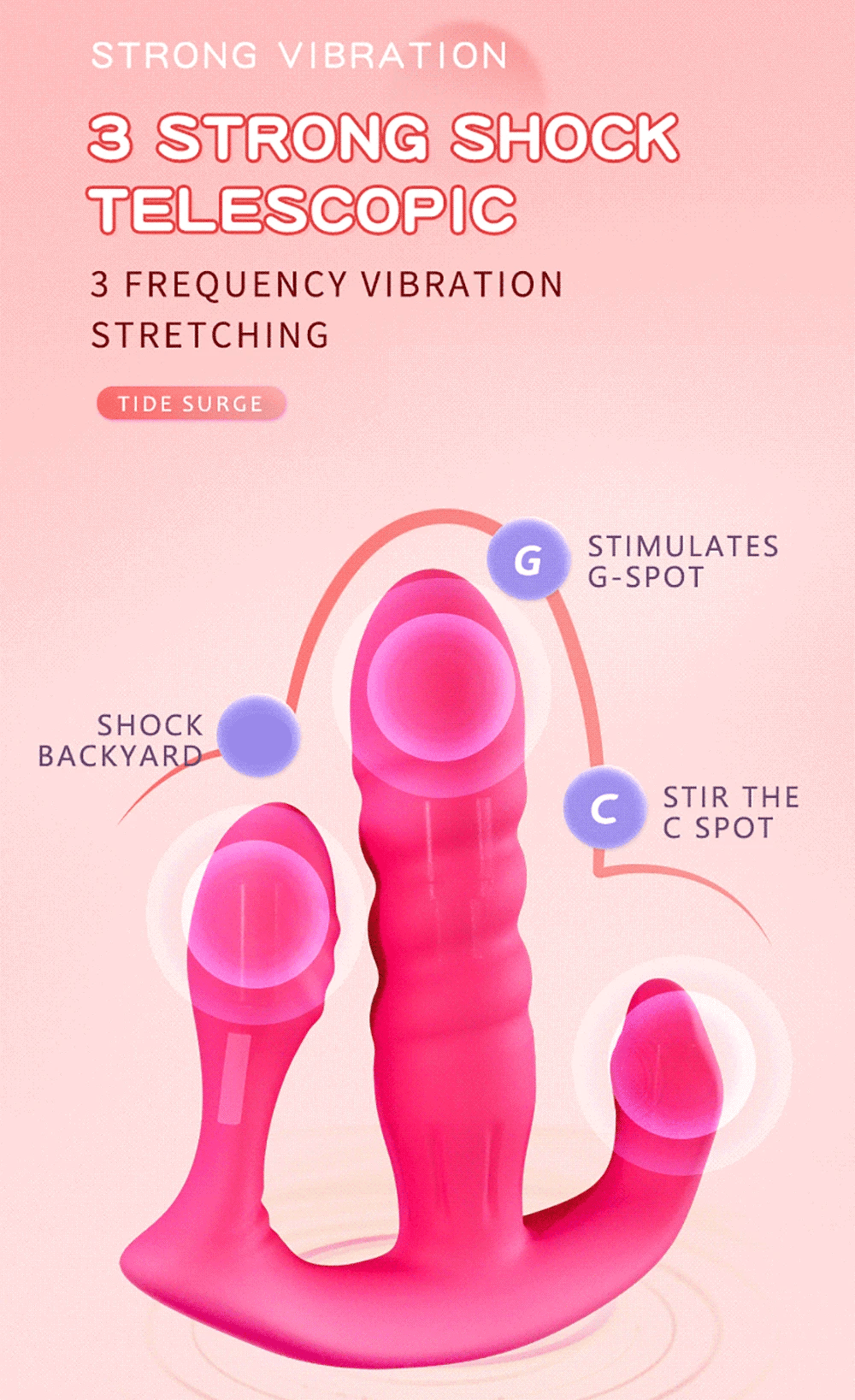 3 in 1 Panties Vibrators Wearable Female Sex Toys Wireless Remote Vibrator for Women G Spot Clitoris Stimulator Anal Massager