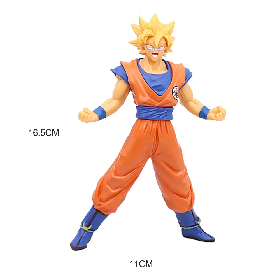 Dragon Ball Z Super Saiyan Anime Figurine Model GK Rose Goku Action Figure DBZ Gohan Figures Vegeta Statue Collection Toy Figma